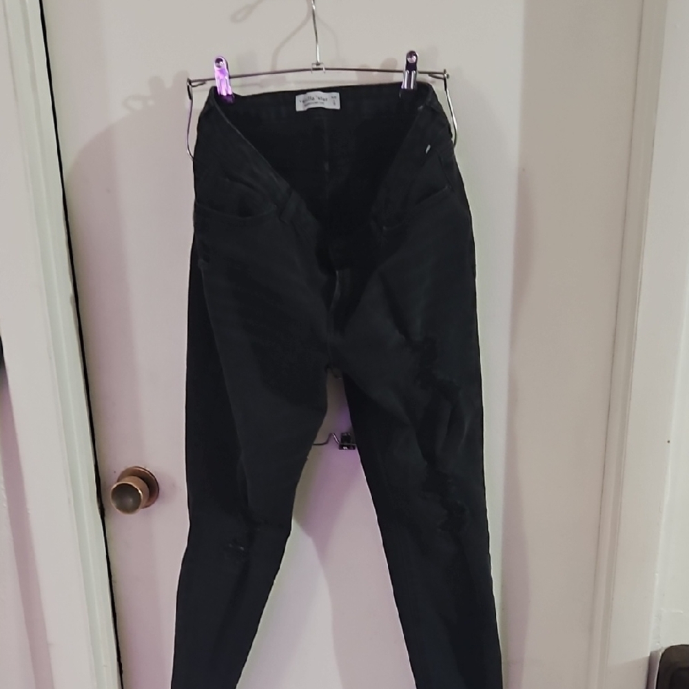 Vanilla Star Black Skinny Jeans for Women